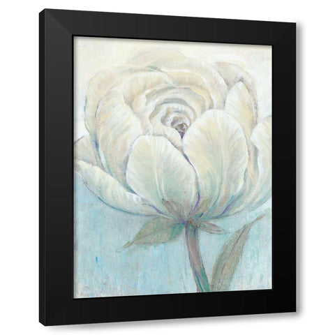 English Rose I Black Modern Wood Framed Art Print by OToole, Tim