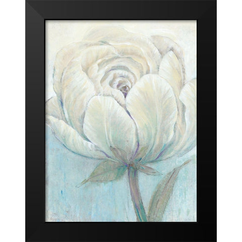 English Rose I Black Modern Wood Framed Art Print by OToole, Tim