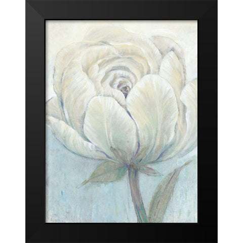 English Rose I Black Modern Wood Framed Art Print by OToole, Tim