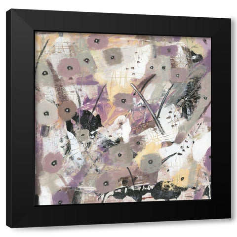 Edit I Black Modern Wood Framed Art Print by OToole, Tim