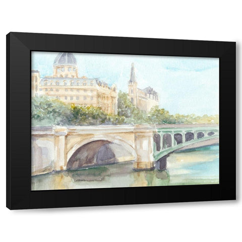French Bridge Study IV Black Modern Wood Framed Art Print with Double Matting by Harper, Ethan
