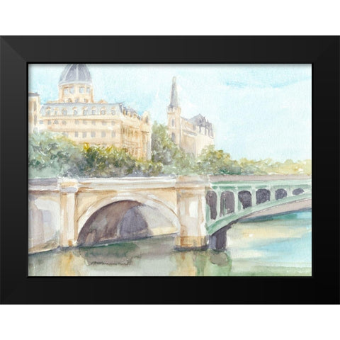 French Bridge Study IV Black Modern Wood Framed Art Print by Harper, Ethan