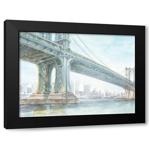 Iconic Watercolor Bridge IV Black Modern Wood Framed Art Print by Harper, Ethan