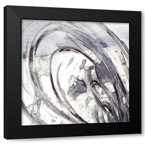 Sonar II Black Modern Wood Framed Art Print by Harper, Ethan