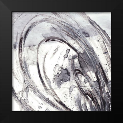 Sonar II Black Modern Wood Framed Art Print by Harper, Ethan