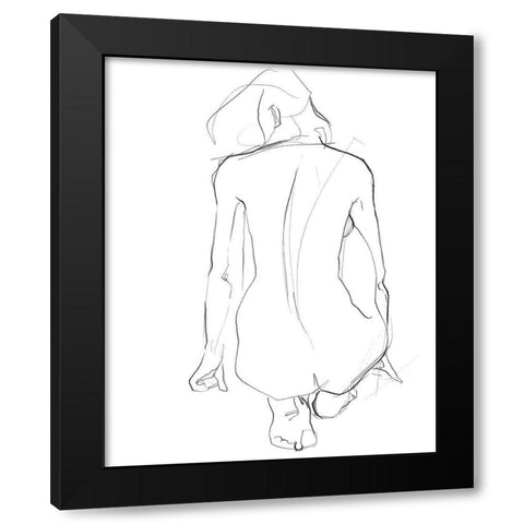 Muse II Black Modern Wood Framed Art Print by Parker, Jennifer Paxton