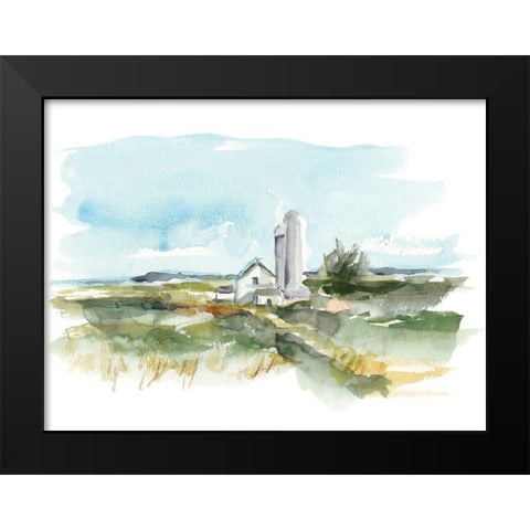 Rural Plein Air I Black Modern Wood Framed Art Print by Harper, Ethan