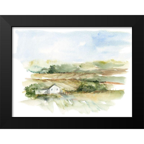 Rural Plein Air V Black Modern Wood Framed Art Print by Harper, Ethan