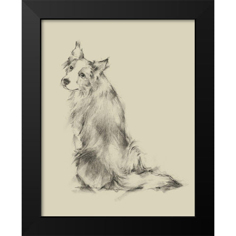 Puppy Dog Eyes VI Black Modern Wood Framed Art Print by Harper, Ethan