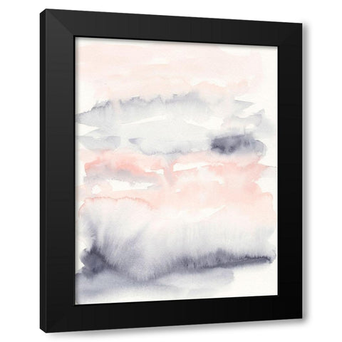 Violet and Blush I Black Modern Wood Framed Art Print by Harper, Ethan
