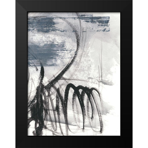 Serpentine I Black Modern Wood Framed Art Print by Harper, Ethan