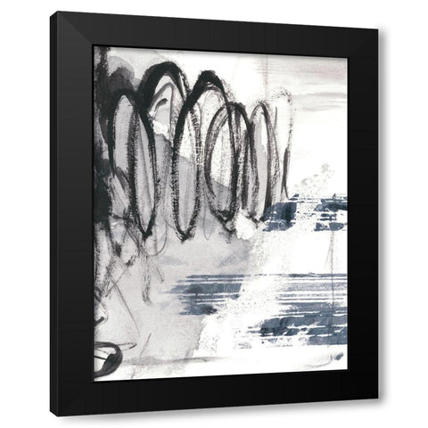 Serpentine II Black Modern Wood Framed Art Print by Harper, Ethan