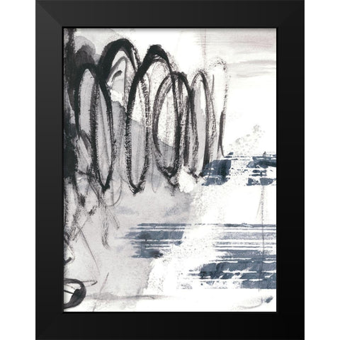 Serpentine II Black Modern Wood Framed Art Print by Harper, Ethan