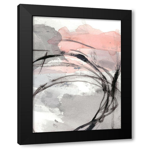 Around the Corner II Black Modern Wood Framed Art Print by Harper, Ethan