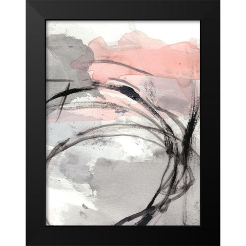 Around the Corner II Black Modern Wood Framed Art Print by Harper, Ethan