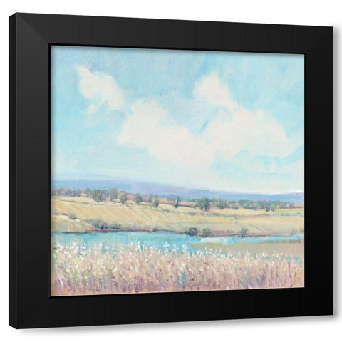 Flowing Creek I Black Modern Wood Framed Art Print with Double Matting by OToole, Tim