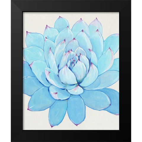 Pastel Succulent II Black Modern Wood Framed Art Print by OToole, Tim