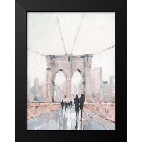 Early Morning Stroll I Black Modern Wood Framed Art Print by Harper, Ethan