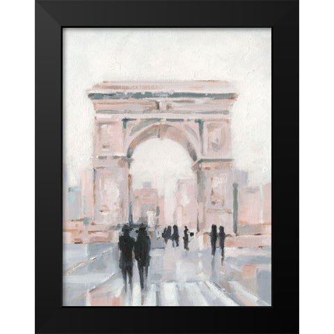 Early Morning Stroll II Black Modern Wood Framed Art Print by Harper, Ethan