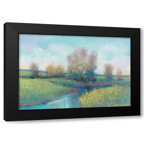 Hidden Stream I Black Modern Wood Framed Art Print by OToole, Tim