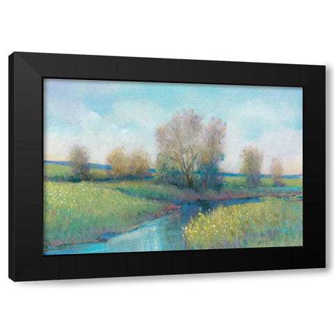 Hidden Stream I Black Modern Wood Framed Art Print by OToole, Tim