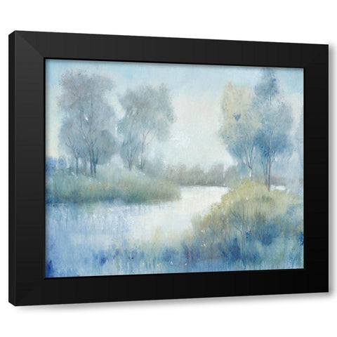 Morning at the Pond II Black Modern Wood Framed Art Print by OToole, Tim