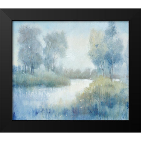Morning at the Pond II Black Modern Wood Framed Art Print by OToole, Tim