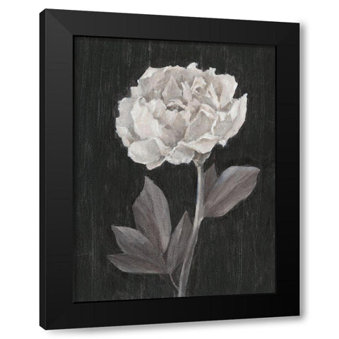 Black and White Flowers IV Black Modern Wood Framed Art Print by Harper, Ethan