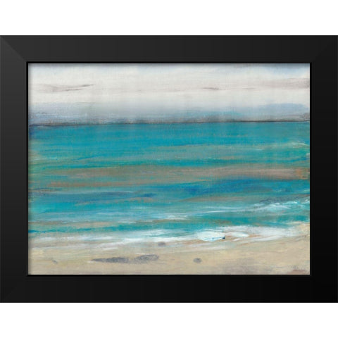 Seashore II Black Modern Wood Framed Art Print by OToole, Tim