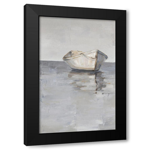 Boat on the Horizon I Black Modern Wood Framed Art Print by Harper, Ethan