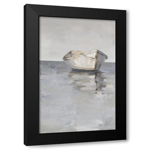 Boat on the Horizon I Black Modern Wood Framed Art Print by Harper, Ethan
