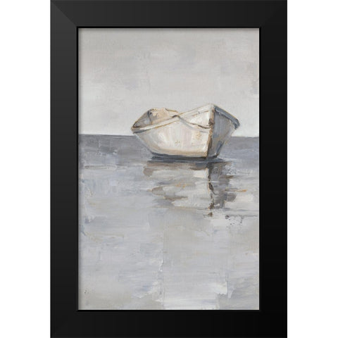 Boat on the Horizon I Black Modern Wood Framed Art Print by Harper, Ethan