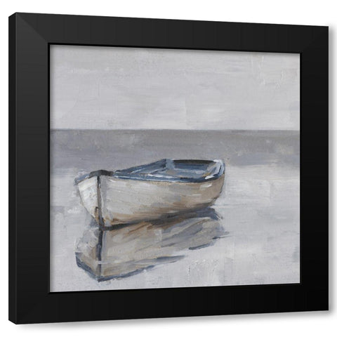 Boat on the Horizon IV Black Modern Wood Framed Art Print by Harper, Ethan
