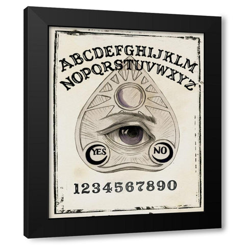 Mystical I Black Modern Wood Framed Art Print with Double Matting by Parker, Jennifer Paxton