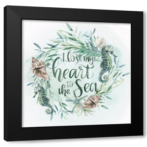 Drawn to the Sea IV Black Modern Wood Framed Art Print with Double Matting by Parker, Jennifer Paxton
