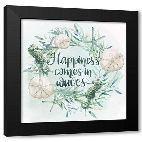 Drawn to the Sea VI Black Modern Wood Framed Art Print by Parker, Jennifer Paxton