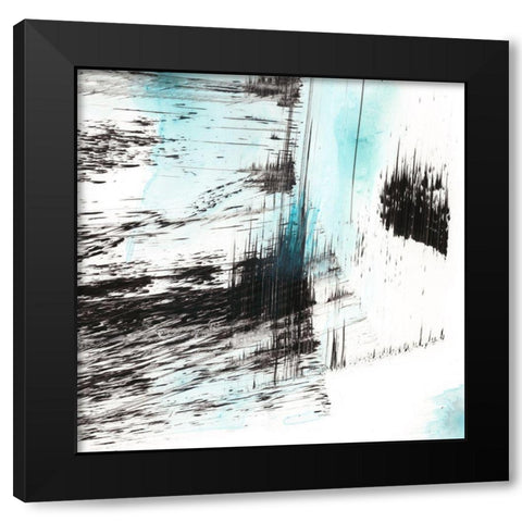 Dynamic Frost I Black Modern Wood Framed Art Print by Harper, Ethan