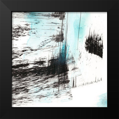 Dynamic Frost I Black Modern Wood Framed Art Print by Harper, Ethan