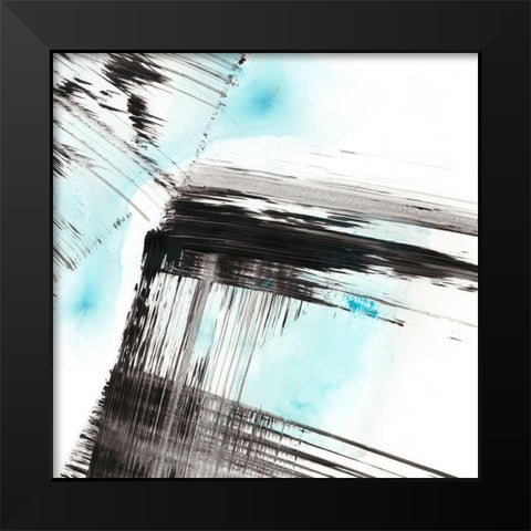 Dynamic Frost II Black Modern Wood Framed Art Print by Harper, Ethan