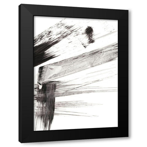 Transmit II Black Modern Wood Framed Art Print by Harper, Ethan