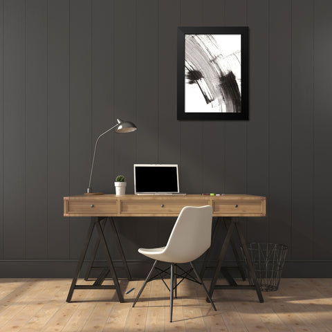 Transmit IV Black Modern Wood Framed Art Print by Harper, Ethan
