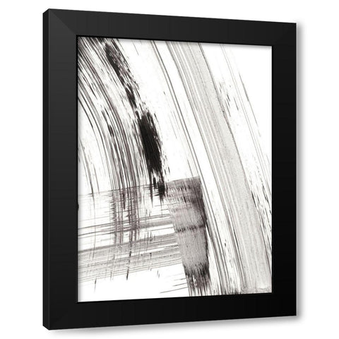 Transmit VI Black Modern Wood Framed Art Print by Harper, Ethan