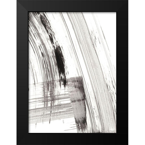 Transmit VI Black Modern Wood Framed Art Print by Harper, Ethan