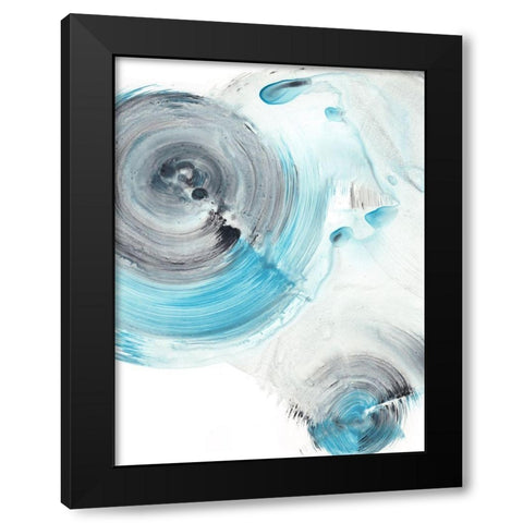 Ripple Effect III Black Modern Wood Framed Art Print by Harper, Ethan