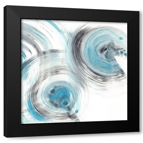 Ripple Effect VI Black Modern Wood Framed Art Print by Harper, Ethan