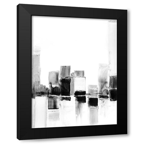 Reflected City I Black Modern Wood Framed Art Print with Double Matting by Harper, Ethan
