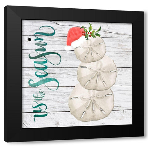 Tis the Seasun I Black Modern Wood Framed Art Print by Parker, Jennifer Paxton
