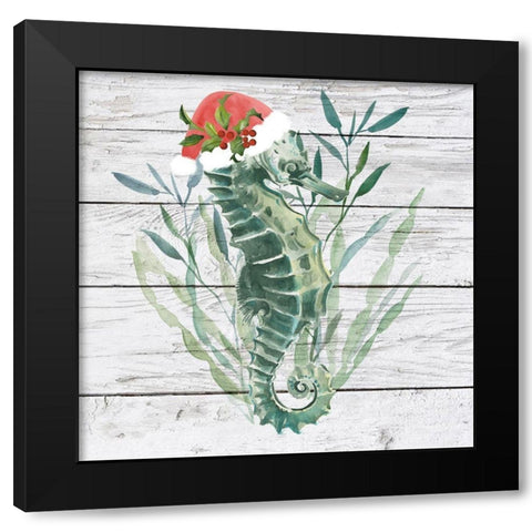 Tis the Seasun IV Black Modern Wood Framed Art Print by Parker, Jennifer Paxton