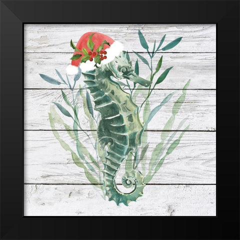 Tis the Seasun IV Black Modern Wood Framed Art Print by Parker, Jennifer Paxton