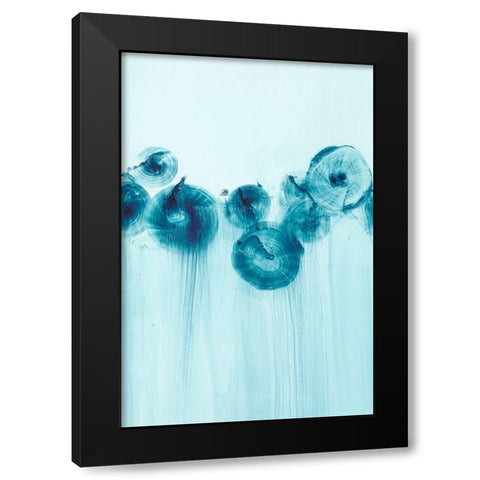 Abstract Wildflowers III Black Modern Wood Framed Art Print with Double Matting by Harper, Ethan